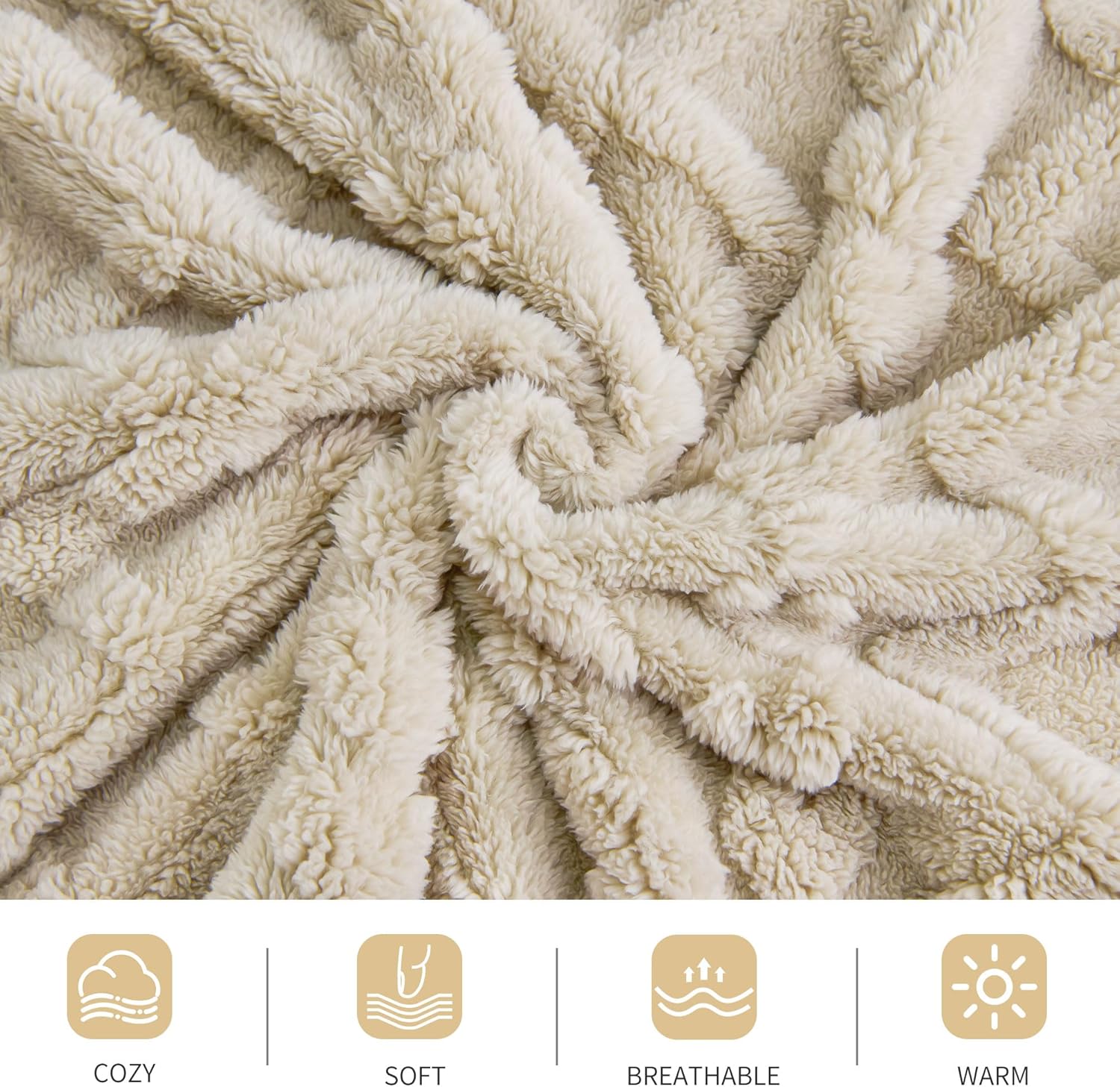 Aganear Fleece Throw Blanket - product photo